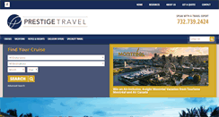 Desktop Screenshot of prestigetravelae.com